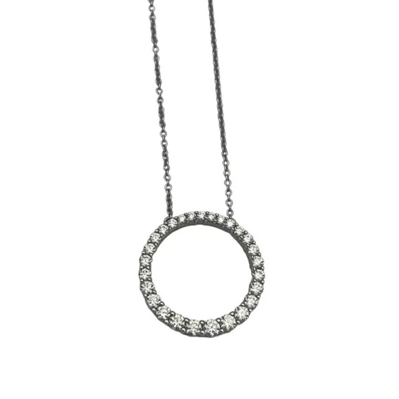 HEARTS ON FIRE 18k White Gold Chain, 1.05 CTW, Diamond Pendant Necklace, PERFECT - Picture 11 of 11